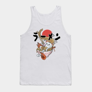 ramen cat Tank Top